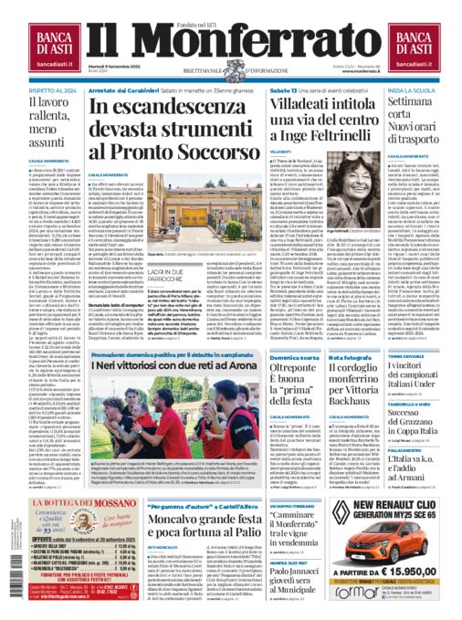 Il Monferrato - Edizione 65 del 09/09/2025